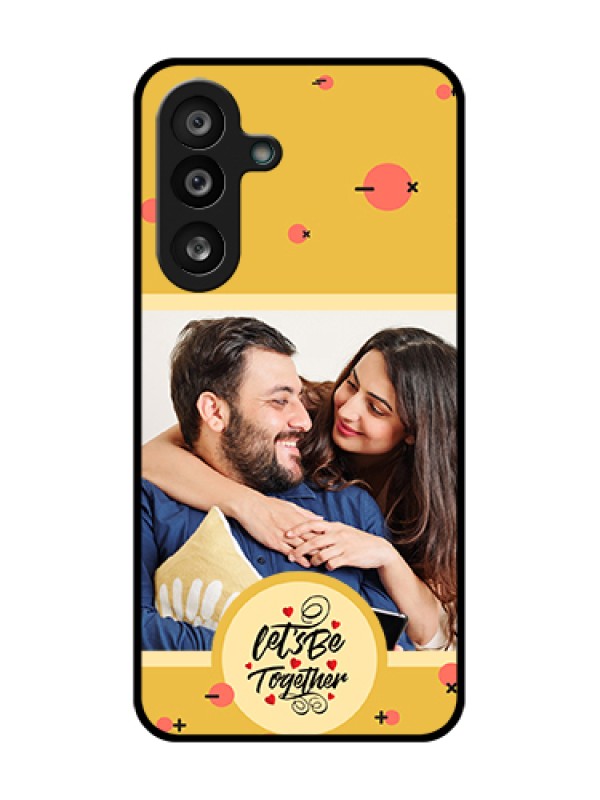 Custom Samsung Galaxy M56 5G Custom Metal Phone Case - Lets Be Together Design