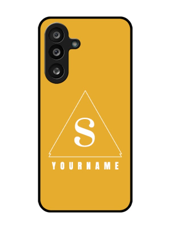 Custom Samsung Galaxy M56 5G Custom Metal Phone Case - Simple Triangle Design