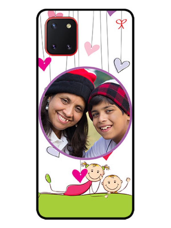 Custom Galaxy Note 10 Lite Custom Metal Phone CaseCute Kids Phone Case Design