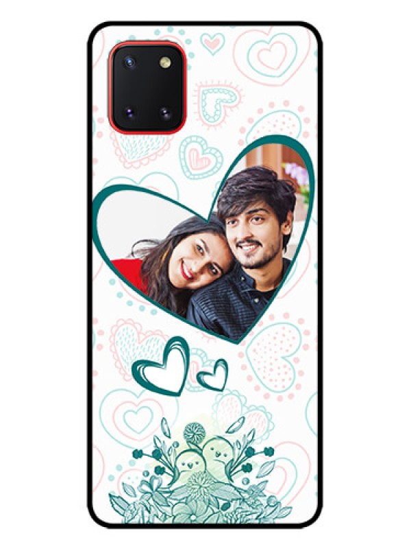Custom Galaxy Note 10 Lite Custom Metal Phone CasePremium Couple Design