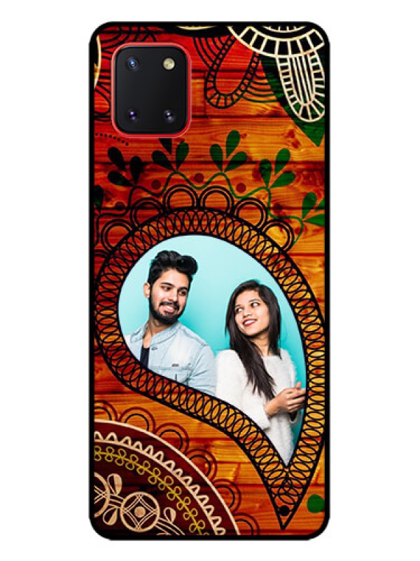 Custom Galaxy Note 10 Lite Custom Metal Phone CaseAbstract Colorful Design