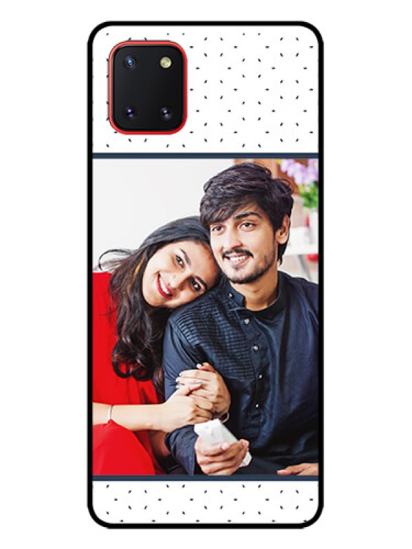 Custom Galaxy Note 10 Lite Custom Metal Phone CasePremium Dot Design