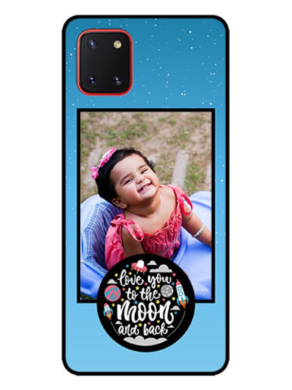 Custom Galaxy Note 10 Lite Custom Metal Phone CaseWave Pattern Colorful Design
