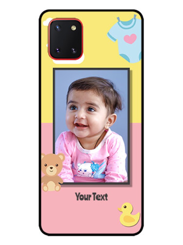 Custom Galaxy Note 10 Lite Custom Metal Phone CaseKids 2 Color Design