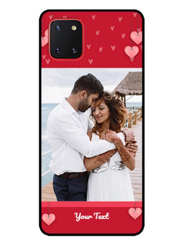 Custom Galaxy Note 10 Lite Custom Metal Phone CaseValentines Day Design