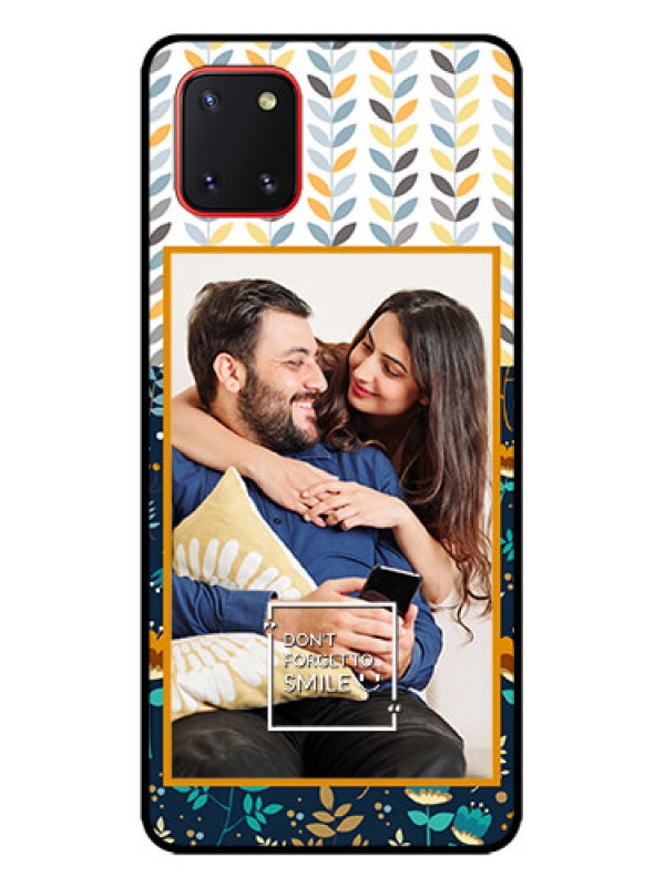 Custom Galaxy Note 10 Lite Custom Metal Phone CasePattern Design