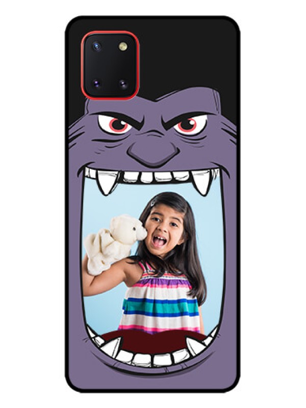 Custom Galaxy Note 10 Lite Custom Metal Phone CaseAngry Monster Design