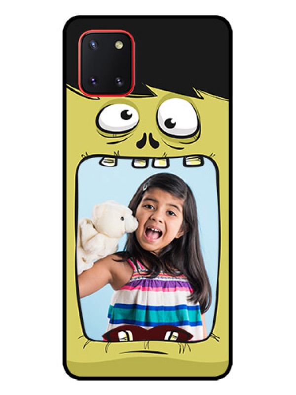 Custom Galaxy Note 10 Lite Custom Metal Phone CaseCartoon Monster Back Case Design