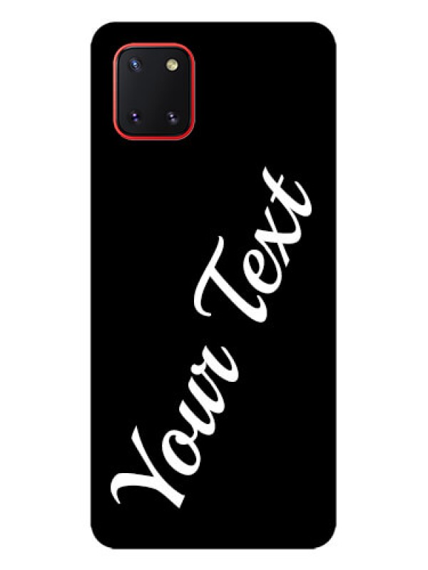 Custom Galaxy Note 10 Lite Custom Metal Phone CaseWith Your Name Design
