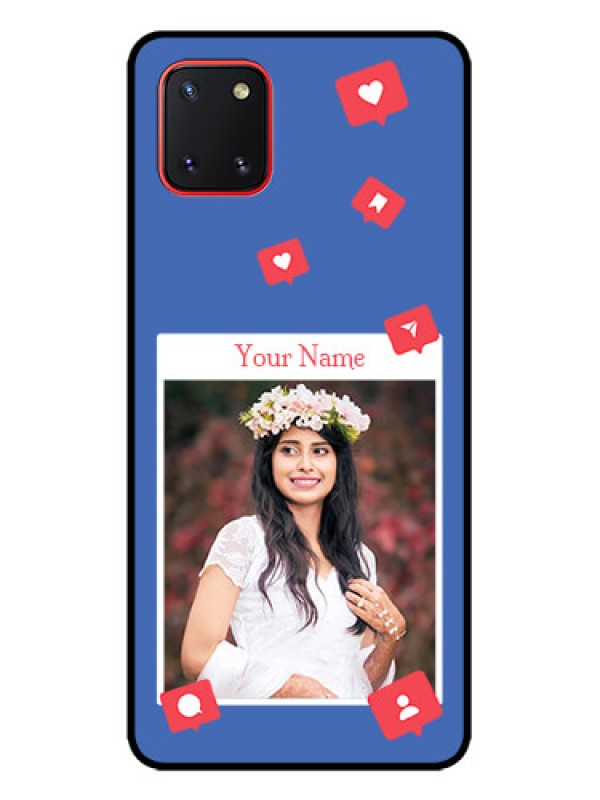 Custom Galaxy Note 10 Lite Custom Metal Phone CaseLike Share And Comment Design