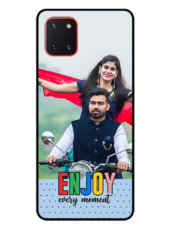 Custom Galaxy Note 10 Lite Custom Metal Phone CaseEnjoy Every Moment Design
