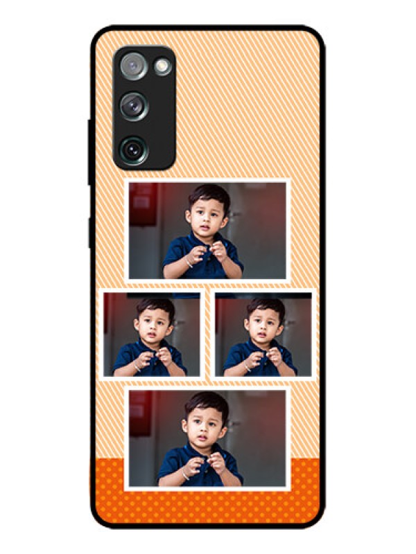 Custom Galaxy S20 FE Custom Metal Phone CaseBulk Photos Upload Design