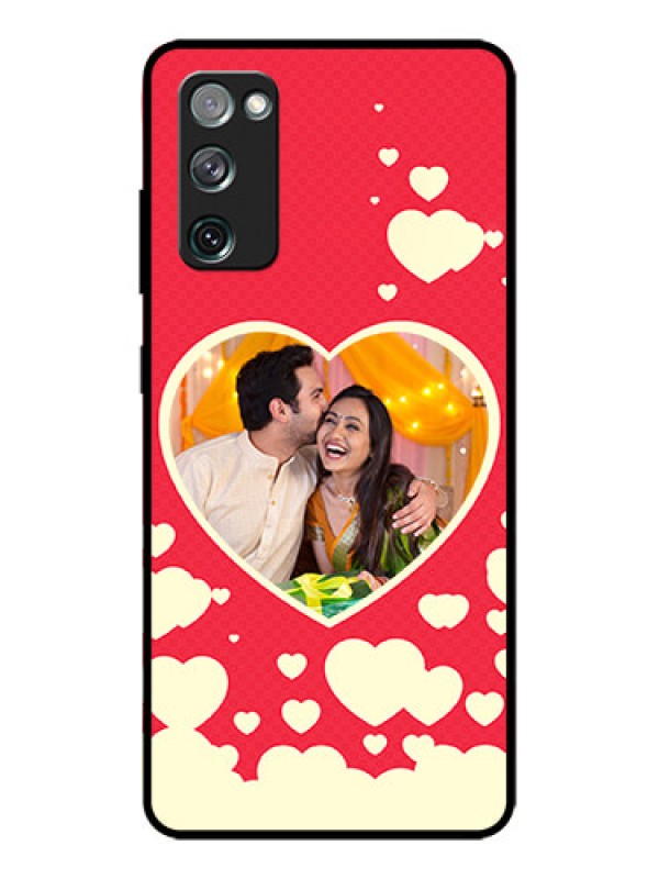 Custom Galaxy S20 FE Custom Metal Phone CaseLove Symbols Phone Cover Design