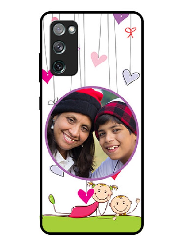 Custom Galaxy S20 FE Custom Metal Phone CaseCute Kids Phone Case Design
