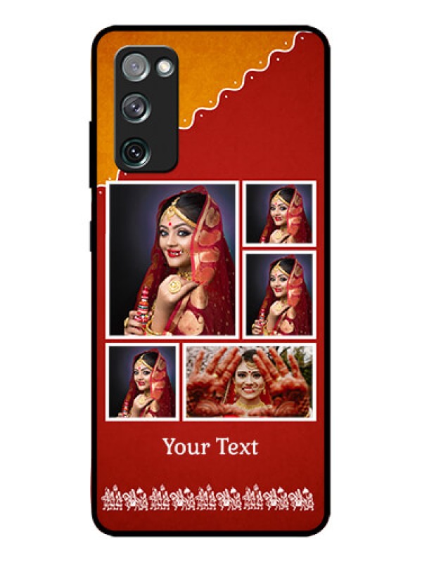 Custom Galaxy S20 FE Custom Metal Phone CaseWedding Pic Upload Design