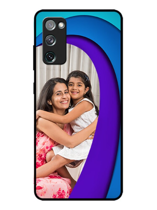 Custom Galaxy S20 FE Custom Metal Phone CaseSimple Pattern Design