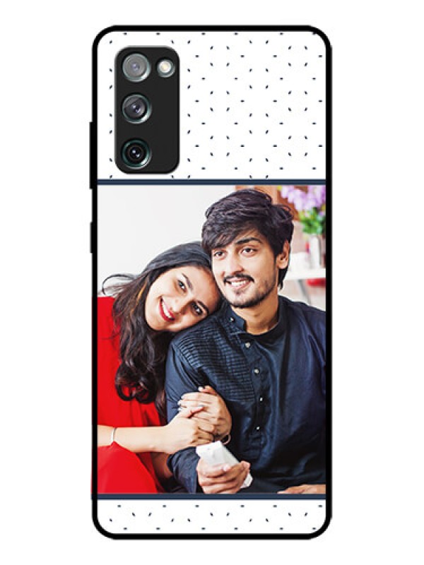 Custom Galaxy S20 FE Custom Metal Phone CasePremium Dot Design