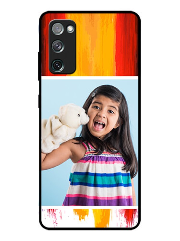 Custom Galaxy S20 FE Custom Metal Phone CaseMulti Color Design