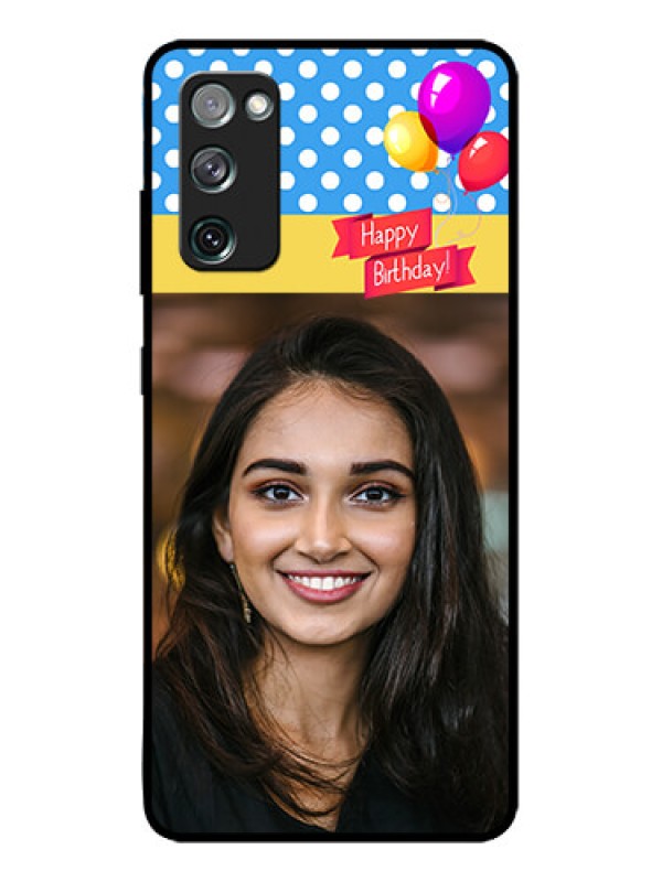 Custom Galaxy S20 FE Custom Metal Phone CaseHappy Birthday Design