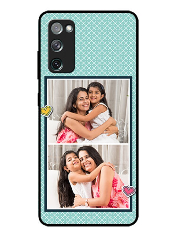 Custom Galaxy S20 FE Custom Metal Phone Case2 Image Holder With Pattern Design