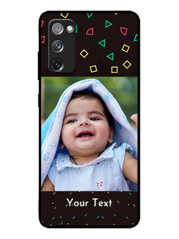 Custom Galaxy S20 FE Custom Metal Phone CaseWith Confetti Birthday Design