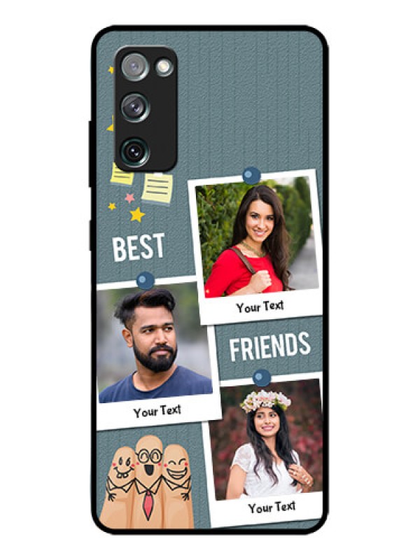 Custom Galaxy S20 FE Custom Metal Phone CaseSticky Frames And Friendship Design