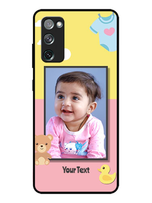 Custom Galaxy S20 FE Custom Metal Phone CaseKids 2 Color Design