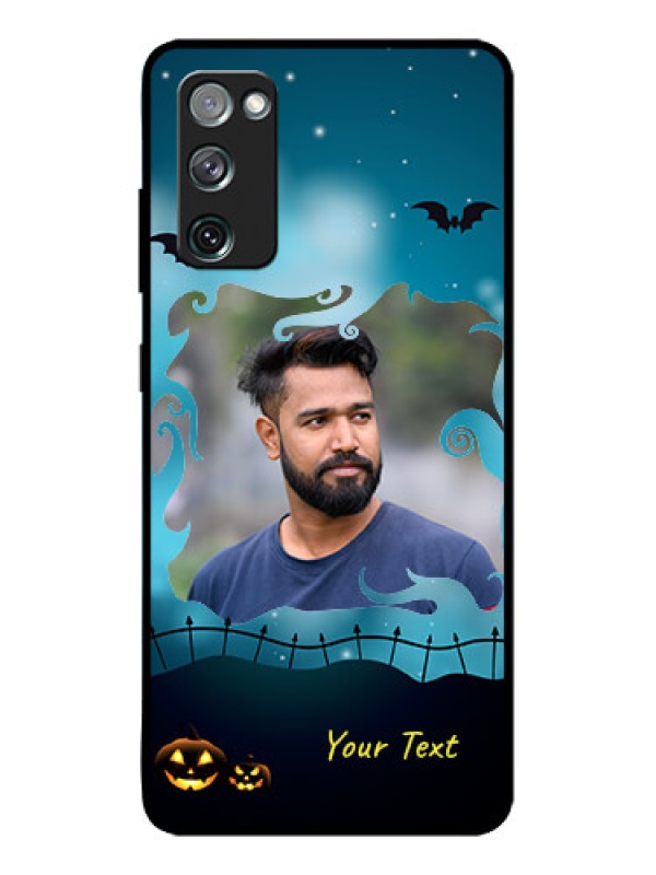 Custom Galaxy S20 FE Custom Metal Phone CaseHalloween Frame Design