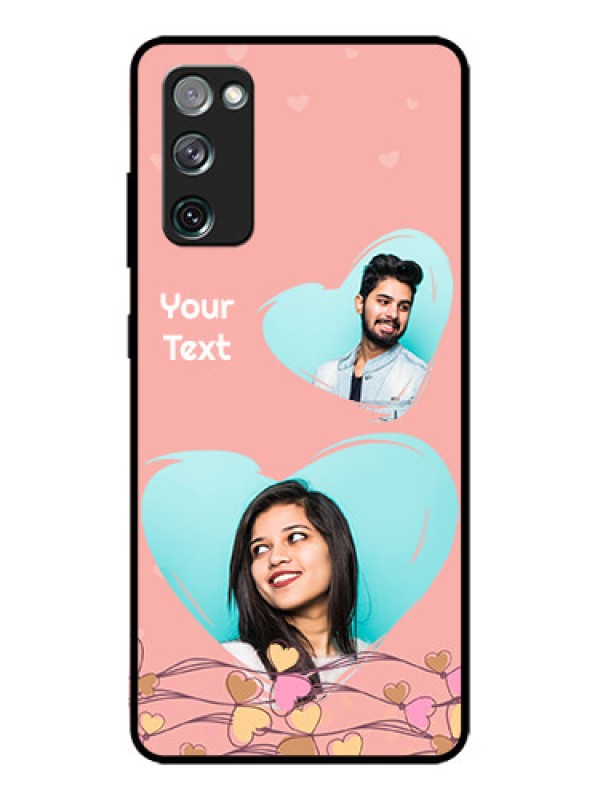 Custom Galaxy S20 FE Custom Metal Phone CaseLove Doodle Design