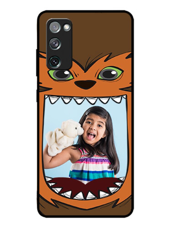 Custom Galaxy S20 FE Custom Metal Phone CaseOwl Monster Back Case Design