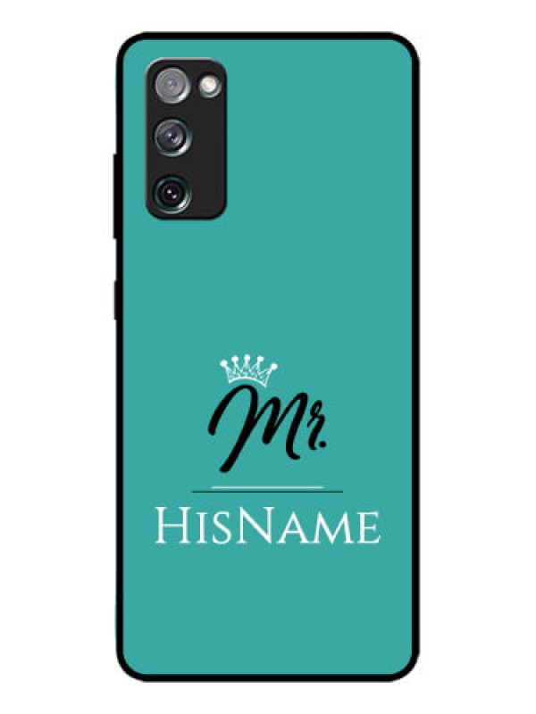 Custom Galaxy S20 FE Custom Metal Phone CaseMr With Name Design