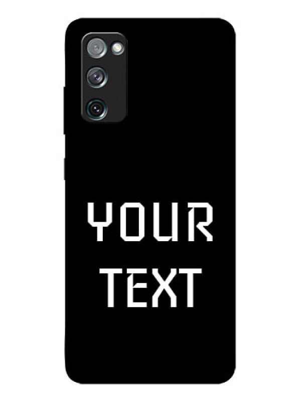 Custom Galaxy S20 FE Custom Metal Phone CaseYour Name Design