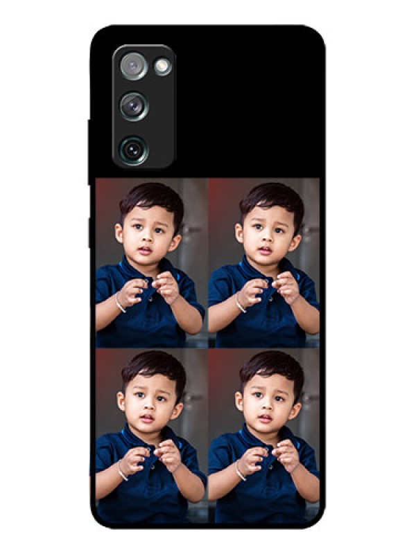Custom Galaxy S20 FE Custom Metal Phone Case4 Image Holder Design