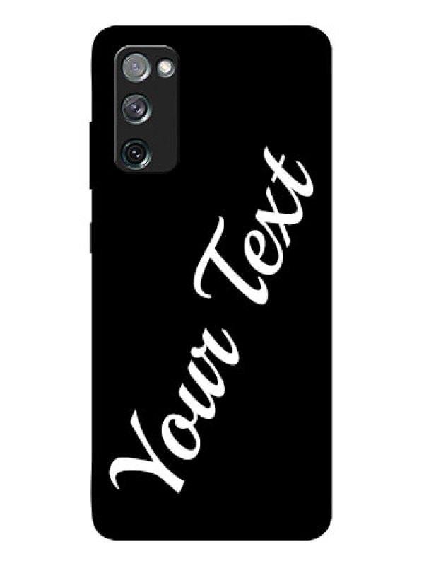 Custom Galaxy S20 FE Custom Metal Phone CaseWith Your Name Design