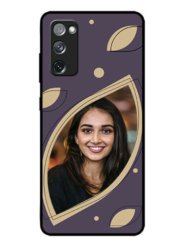 Custom Galaxy S20 FE Custom Metal Phone CaseFalling Leaf Design