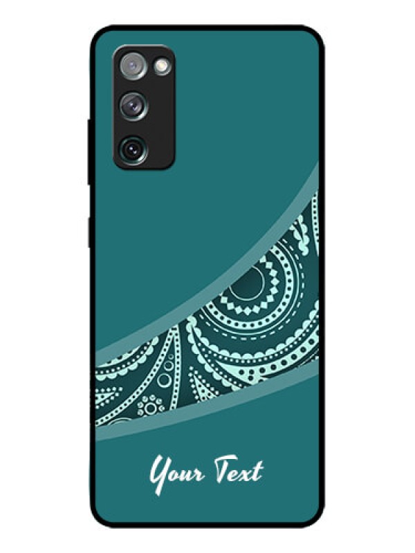Custom Galaxy S20 FE Custom Metal Phone CaseSemi Visible Floral Design