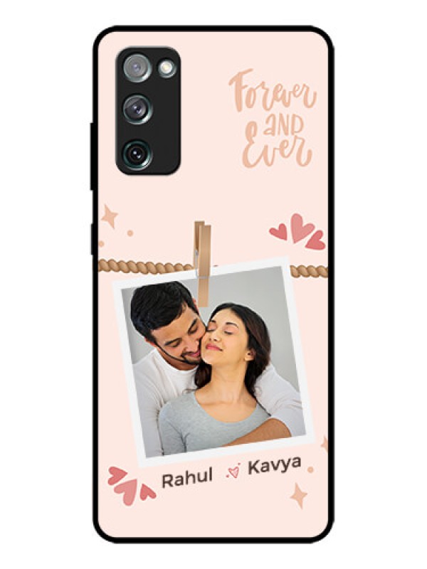 Custom Galaxy S20 FE Custom Metal Phone CaseForever And Ever Love Design