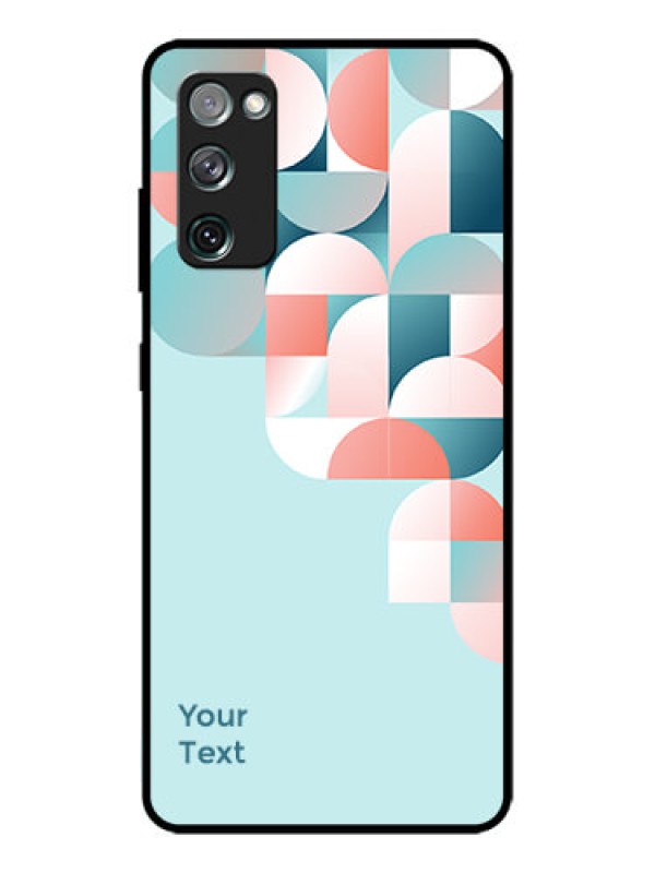 Custom Galaxy S20 FE Custom Metal Phone CaseStylish Semi - Circle Pattern Design