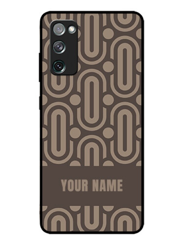 Custom Galaxy S20 FE Custom Metal Phone CaseCaptivating Zero Pattern Design