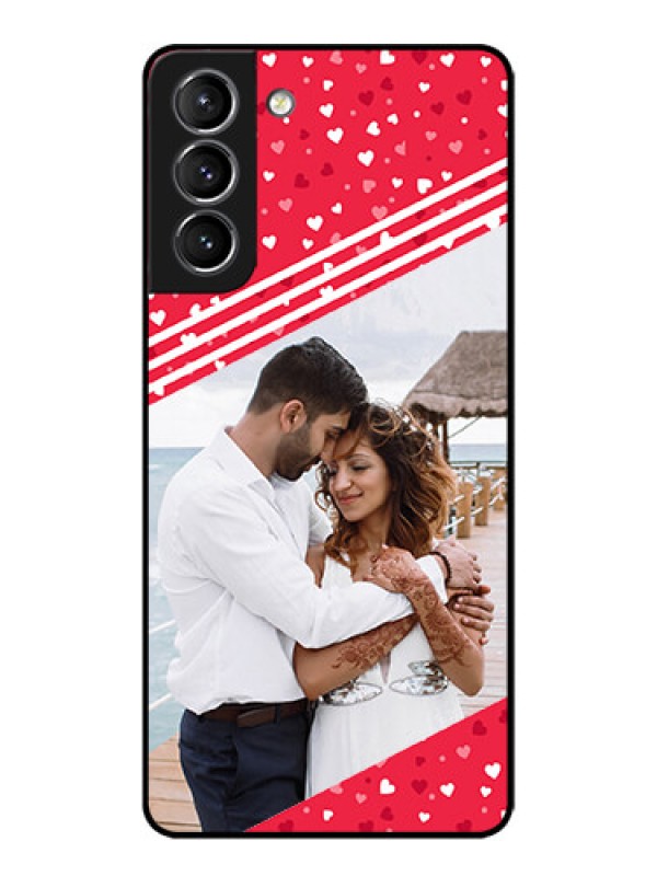 Custom Galaxy S21 Plus Custom Metal Phone Case - Valentines Gift Design