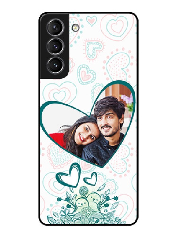 Custom Galaxy S21 Plus Custom Metal Phone Case - Premium Couple Design