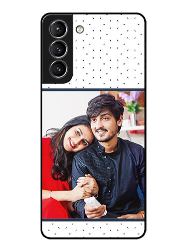 Custom Galaxy S21 Plus Custom Metal Phone Case - Premium Dot Design