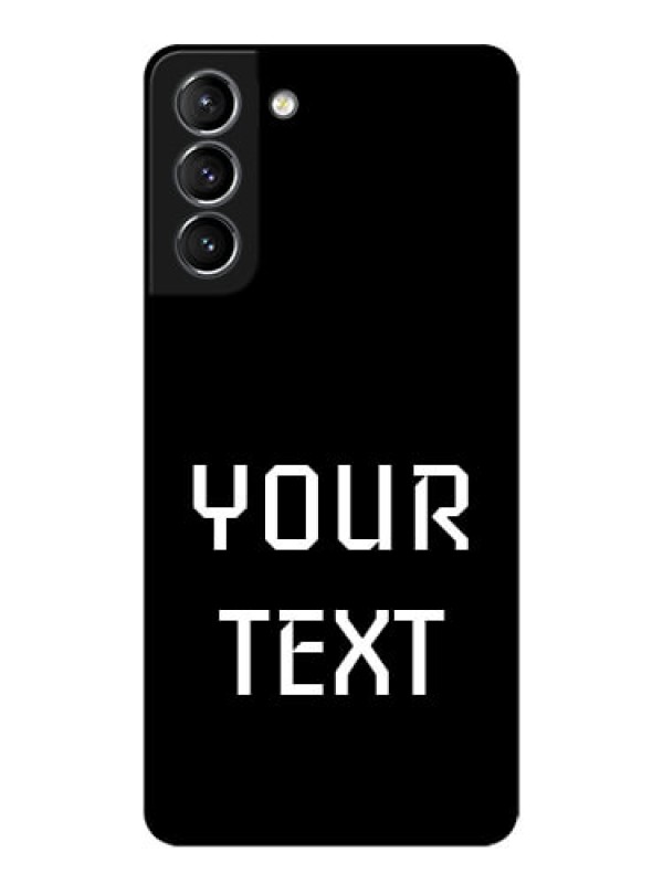 Custom Galaxy S21 Plus Custom Metal Phone Case - Your Name Design