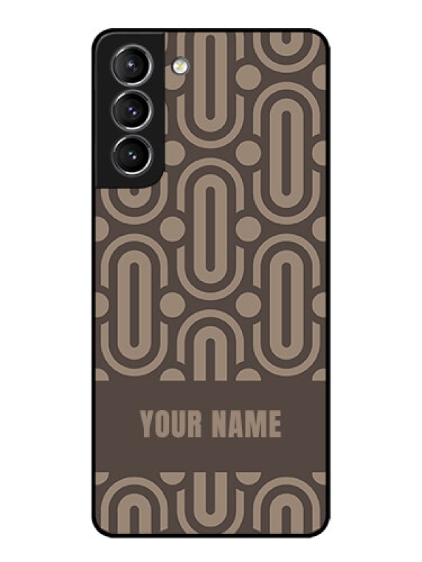 Custom Galaxy S21 Plus Custom Metal Phone Case - Captivating Zero Pattern Design