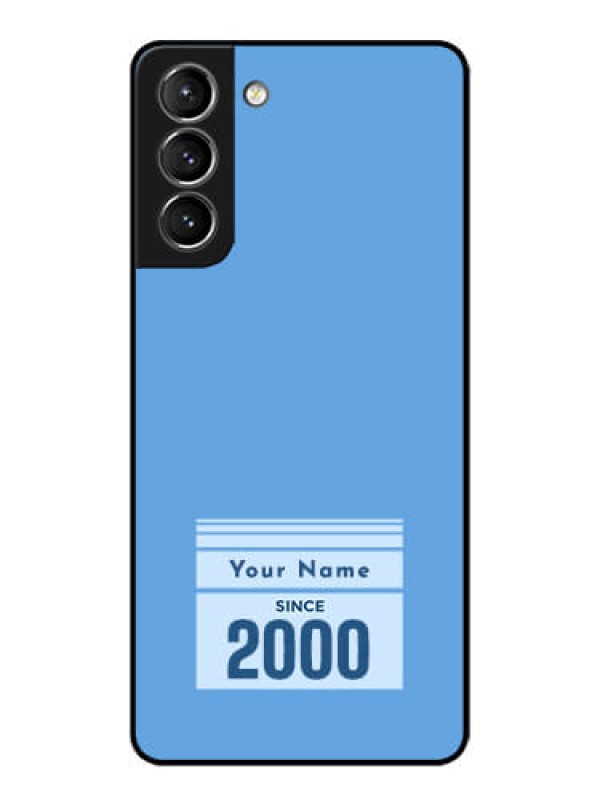 Custom Galaxy S21 Plus Custom Metal Phone Case - Custom Year Of Birth Design