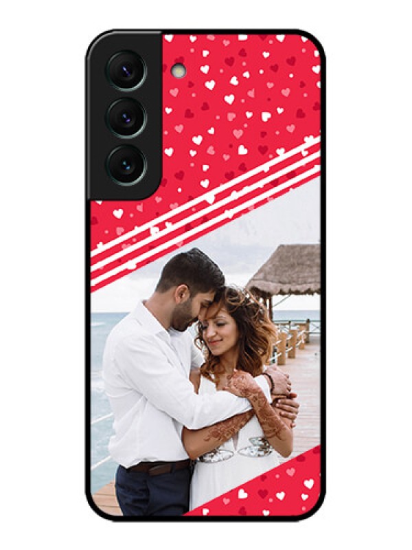 Custom Galaxy S22 5G Custom Metal Phone CaseValentines Gift Design