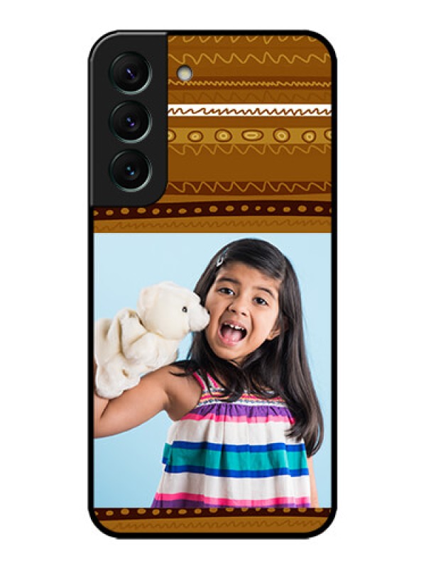 Custom Galaxy S22 5G Custom Metal Phone CaseFriends Picture Upload Design