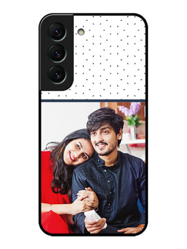 Custom Galaxy S22 5G Custom Metal Phone CasePremium Dot Design