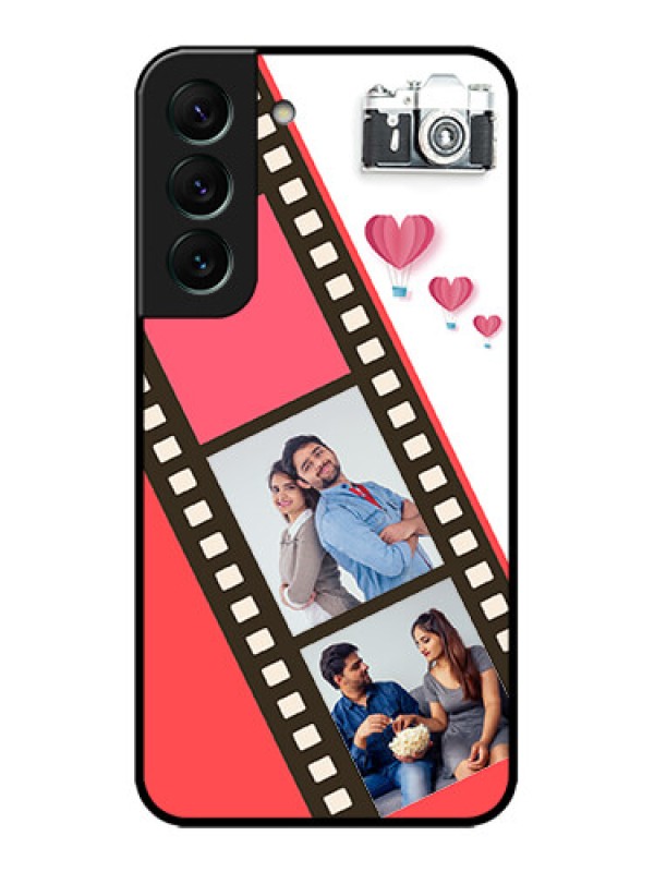 Custom Galaxy S22 5G Custom Metal Phone Case3 Image Holder With Film Reel
