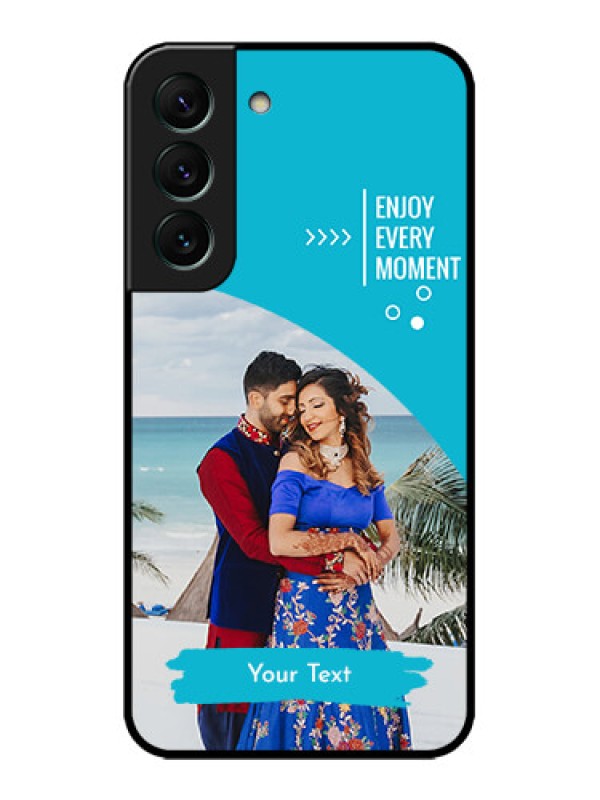 Custom Galaxy S22 5G Custom Metal Phone CaseHappy Moment Design